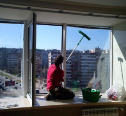 Мытье окон в однокомнатной квартире Кашира